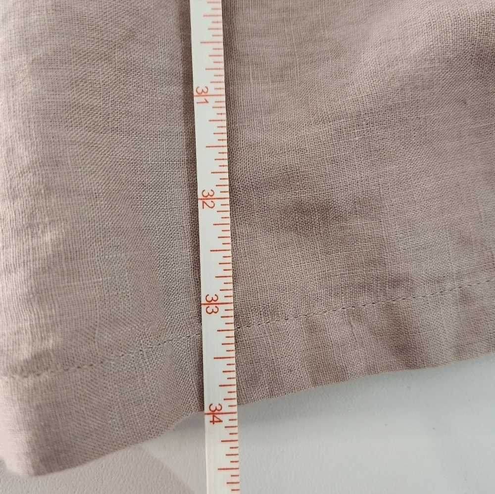C&C Sleeveless Linen Tiered Dress in Mauve, Size Small - Picture 5 of 5